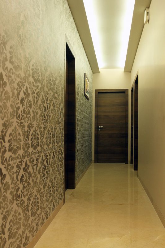 Textured Wall in Hallway
