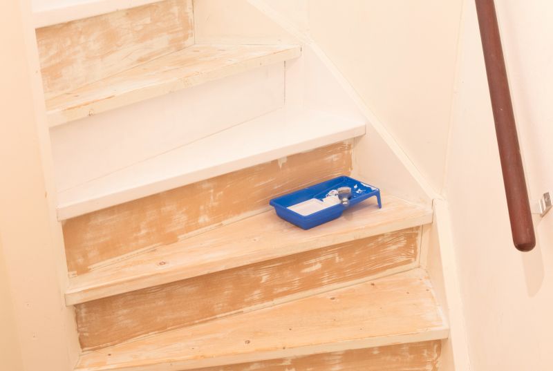 Stair Rail Painting